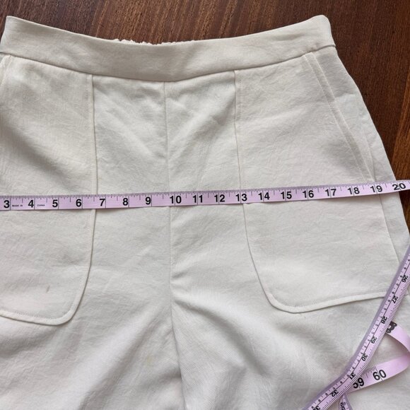 ✨ Wilfred / Aritzia | Wide Leg Cream Pull on Trousers | Size M ✨ - Picture 7 of 11